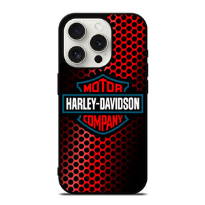 HARLEY DAVIDSON LOGO RED iPhone 15 Pro Case Cover