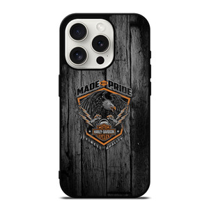 HARLEY DAVIDSON MADE WITH PRIDE iPhone 15 Pro Case Cover HARLEY DAVIDSON MADE WITH PRIDE iPhone 15 Pro Case Cover