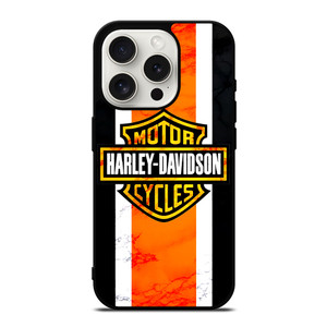 HARLEY DAVIDSON MARBLE LOGO iPhone 15 Pro Case Cover