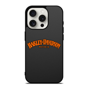 HARLEY DAVIDSON MOTOR CO CARBON iPhone 15 Pro Case Cover