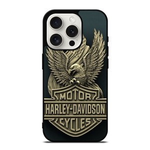 HARLEY DAVIDSON MOTORCYCLE EMBLEM iPhone 15 Pro Case Cover