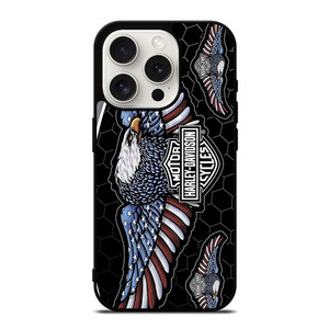 HARLEY DAVIDSON MOTORCYCLE LOGO EAGLE iPhone 15 Pro Case Cover HARLEY DAVIDSON MOTORCYCLE LOGO EAGLE iPhone 15 Pro Case Cover