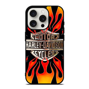 HARLEY DAVIDSON MOTORCYCLE LOGO FLAME iPhone 15 Pro Case Cover HARLEY DAVIDSON MOTORCYCLE LOGO FLAME iPhone 15 Pro Case Cover