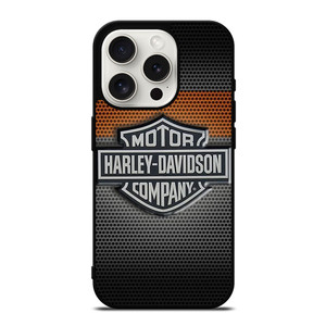 HARLEY DAVIDSON MOTORCYCLES COMPANY METAL LOGO iPhone 15 Pro Case Cover HARLEY DAVIDSON MOTORCYCLES COMPANY METAL LOGO iPhone 15 Pro Case Cover