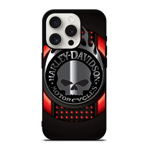 HARLEY DAVIDSON MOTORCYCLES COMPANY SKULL LOGO iPhone 15 Pro Case Cover