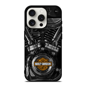 HARLEY DAVIDSON MOTORCYCLES LOGO ENGINE iPhone 15 Pro Case Cover HARLEY DAVIDSON MOTORCYCLES LOGO ENGINE iPhone 15 Pro Case Cover