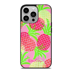 LILLY PULITZER PINK PINEAPPLE  iPhone 14 Pro Case Cover
