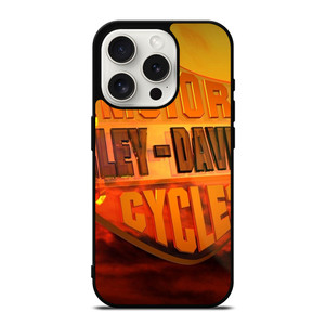 HARLEY DAVIDSON ORANGE LOGO iPhone 15 Pro Case Cover HARLEY DAVIDSON ORANGE LOGO iPhone 15 Pro Case Cover