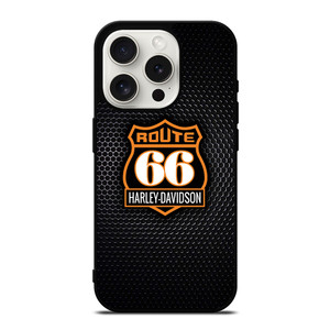 HARLEY DAVIDSON ROUTE 66 LOGO BADGE iPhone 15 Pro Case Cover HARLEY DAVIDSON ROUTE 66 LOGO BADGE iPhone 15 Pro Case Cover