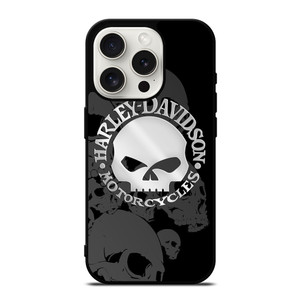 HARLEY DAVIDSON SKULL LOGO 2 iPhone 15 Pro Case Cover