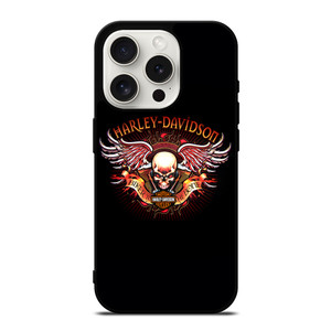 HARLEY DAVIDSON WING SKULL LOGO iPhone 15 Pro Case Cover HARLEY DAVIDSON WING SKULL LOGO iPhone 15 Pro Case Cover