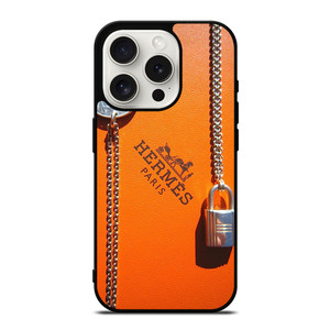 HERMES PARIS LOGO COIN AND PADLOCK iPhone 15 Pro Case Cover HERMES PARIS LOGO COIN AND PADLOCK iPhone 15 Pro Case Cover