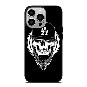 LOS ANGELES DODGERS SKULL iPhone 14 Pro Case Cover LOS ANGELES DODGERS SKULL iPhone 14 Pro Case Cover