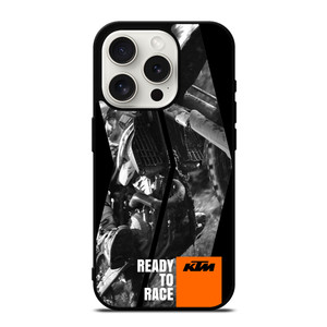 KTM MOTORCYCLE READY TO RACE iPhone 15 Pro Case Cover