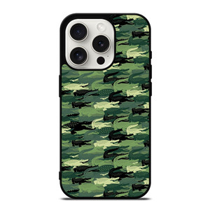 LACOSTE CAMO LOGO iPhone 15 Pro Case Cover