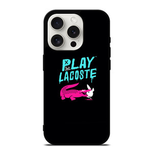 LACOSTE X PLAYBOY LOGO iPhone 15 Pro Case Cover LACOSTE X PLAYBOY LOGO iPhone 15 Pro Case Cover