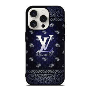 LOUIS VUITTON BANDANA PATTERN iPhone 15 Pro Case Cover LOUIS VUITTON BANDANA PATTERN iPhone 15 Pro Case Cover