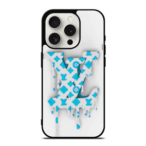 LOUIS VUITTON LV LOGO WHITE BLUE EMBLEM iPhone 15 Pro Case Cover LOUIS VUITTON LV LOGO WHITE BLUE EMBLEM iPhone 15 Pro Case Cover