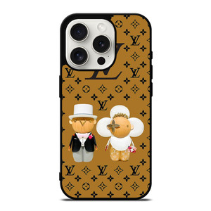 LOUIS VUITTON LV LOGO WOODEN DOLLS iPhone 15 Pro Case Cover LOUIS VUITTON LV LOGO WOODEN DOLLS iPhone 15 Pro Case Cover