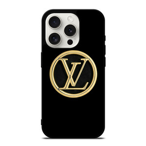 LOUIS VUITTON LV ROUND METAL LOGO iPhone 15 Pro Case Cover