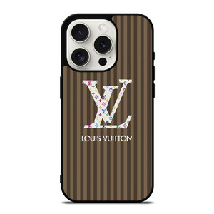 LOUS VUITTON LOGO LV BROWN STRIPES ICON iPhone 15 Pro Case Cover LOUS VUITTON LOGO LV BROWN STRIPES ICON iPhone 15 Pro Case Cover