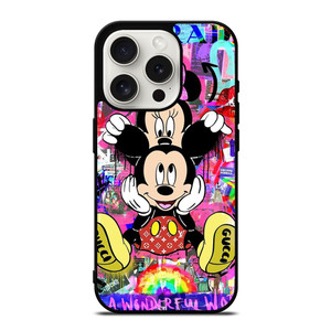 MICKEY MINNIE MOUSE DISNEY GUCCI PRADA OFF WHITE NIKE iPhone 15 Pro Case Cover