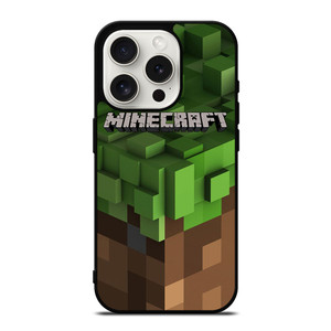 MINECRAFT LOGO CUBE iPhone 15 Pro Case Cover MINECRAFT LOGO CUBE iPhone 15 Pro Case Cover