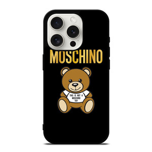 MOSCHINO BEAR LOGO iPhone 15 Pro Case Cover MOSCHINO BEAR LOGO iPhone 15 Pro Case Cover