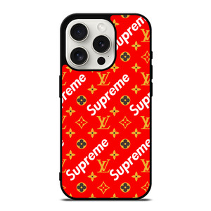 NEW SUPREME LOUIS VUITTON iPhone 15 Pro Case Cover NEW SUPREME LOUIS VUITTON iPhone 15 Pro Case Cover