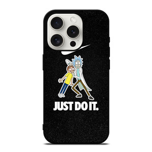NIKE JUST DO IT X RICK AND MORTY iPhone 15 Pro Case Cover