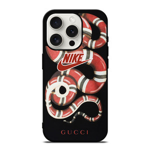 NIKE x GUCCI SNAKE LOGO ICON iPhone 15 Pro Case Cover