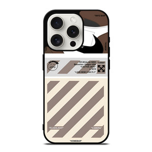 OFF WHITE NIKE LOGO SHOES iPhone 15 Pro Case Cover