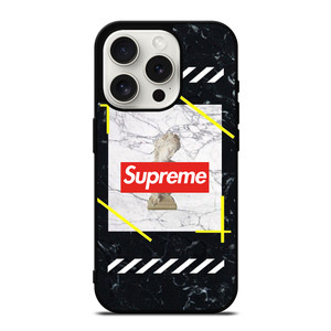 OFF WHITE STATUE SUPREME iPhone 15 Pro Case Cover OFF WHITE STATUE SUPREME iPhone 15 Pro Case Cover