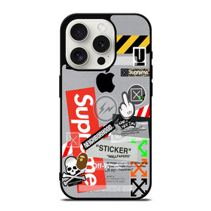 OFF WHITE SUPREME iPhone 15 Pro Case Cover OFF WHITE SUPREME iPhone 15 Pro Case Cover