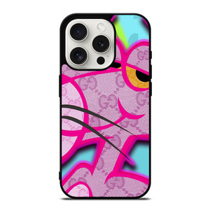 PINK PANTHER GUCCI ICON iPhone 15 Pro Case Cover PINK PANTHER GUCCI ICON iPhone 15 Pro Case Cover