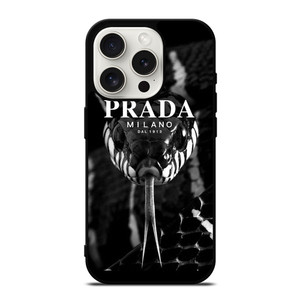 PRADA MILANO DAL 1913 ICON SNAKE iPhone 15 Pro Case Cover PRADA MILANO DAL 1913 ICON SNAKE iPhone 15 Pro Case Cover