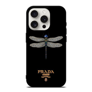 PRADA MILANO LOGO DRAGONFLY iPhone 15 Pro Case Cover