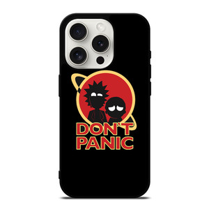 RICK AND MORTY DONT PANIC iPhone 15 Pro Case Cover RICK AND MORTY DONT PANIC iPhone 15 Pro Case Cover