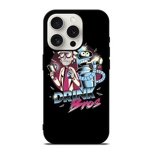 RICK AND MORTY FUTURAMA cartoon iPhone 15 Pro Case Cover