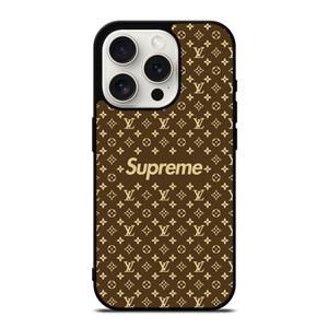 SUPREME BROWN PATTERN NEW iPhone 15 Pro Case Cover SUPREME BROWN PATTERN NEW iPhone 15 Pro Case Cover