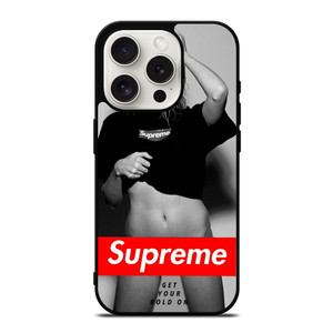 SUPREME GET YOUR BOLD ON iPhone 15 Pro Case Cover SUPREME GET YOUR BOLD ON iPhone 15 Pro Case Cover