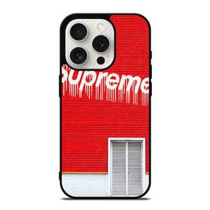 SUPREME MELTED RED HOUSE iPhone 15 Pro Case Cover SUPREME MELTED RED HOUSE iPhone 15 Pro Case Cover