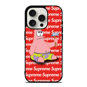 SUPREME PATRICK AND HAMMER iPhone 15 Pro Case Cover SUPREME PATRICK AND HAMMER iPhone 15 Pro Case Cover
