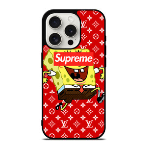 SUPREME SPONGEBOB iPhone 15 Pro Case Cover SUPREME SPONGEBOB iPhone 15 Pro Case Cover