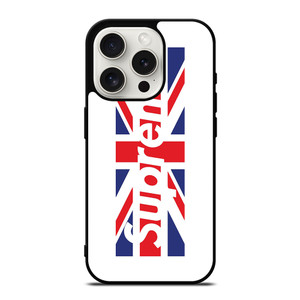 SUPREME UNITED KINGDOM FLAG iPhone 15 Pro Case Cover