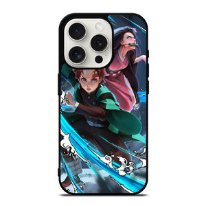 TANJIRO AND NEZUKO DEMON SLAYER iPhone 15 Pro Case Cover TANJIRO AND NEZUKO DEMON SLAYER iPhone 15 Pro Case Cover