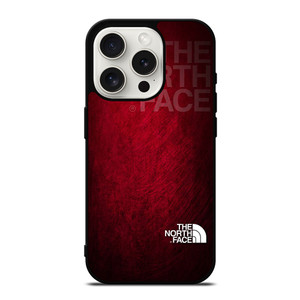 THE NORTH FACE LOGO RED GRUNGE iPhone 15 Pro Case Cover THE NORTH FACE LOGO RED GRUNGE iPhone 15 Pro Case Cover
