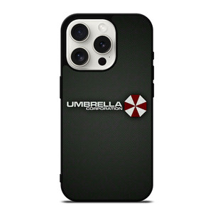 UMBRELLA CORPORATION LOGO CARBON iPhone 15 Pro Case Cover