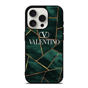 VALENTINO LOGO GREEN MARBLE iPhone 15 Pro Case Cover VALENTINO LOGO GREEN MARBLE iPhone 15 Pro Case Cover