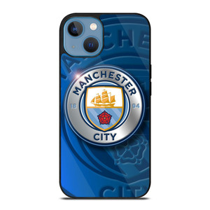 MANCHESTER CITY METAL LOGO iPhone 13 Case Cover MANCHESTER CITY METAL LOGO iPhone 13 Case Cover